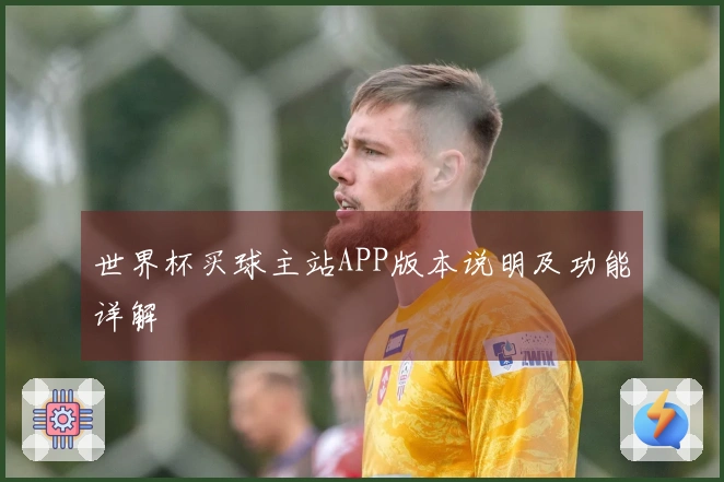世界杯买球主站APP版本说明及功能详解